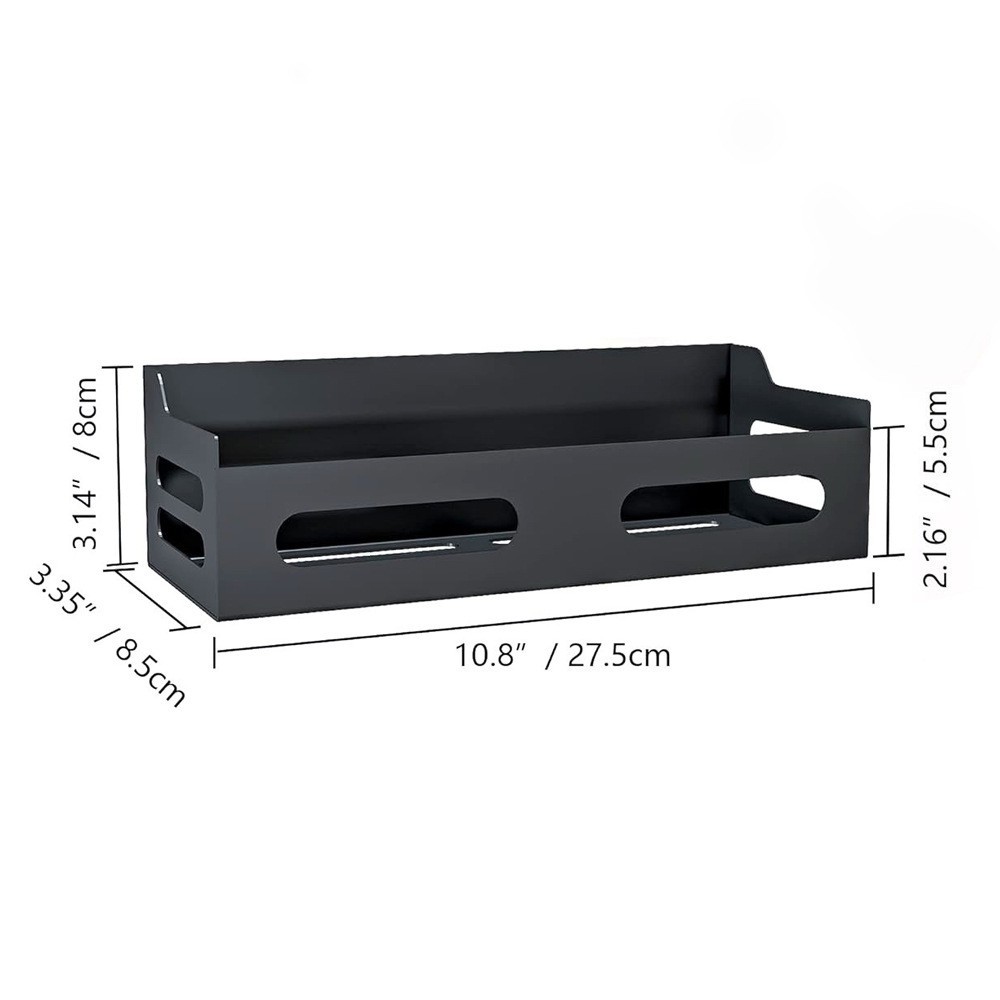 Estante magnético para refrigerador, sin necesidad de taladrar, estante móvil para especias, estante colgante lateral para refrigerador, estante de almacenamiento para utensilios de cocina.