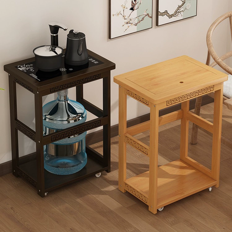 Журнальный столик, гостиная, домашний диван, небольшой новый мобильный чайный столик в китайском стиле, боковой шкаф, полностью автоматический шкаф для чайной тележки, маленькая квартира.