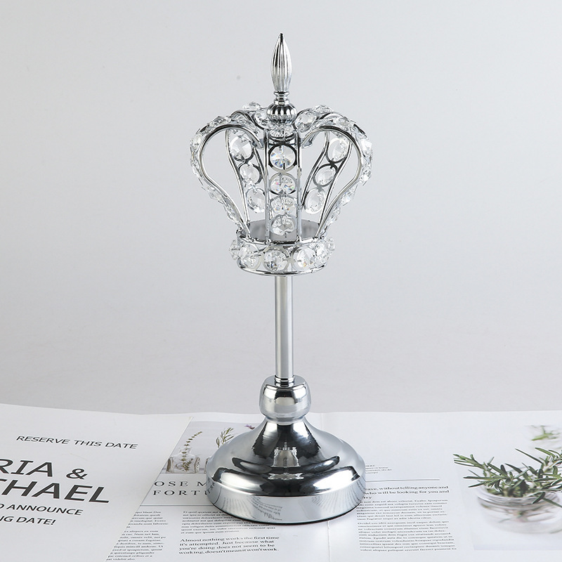 Transfronterizos para la corona europea vela vela cena escena de decoración accesorios de decoración de la sala de estar accesorios creativos