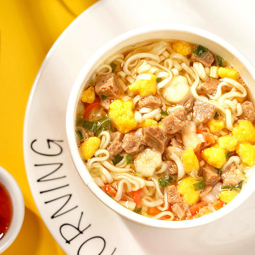 Nissin cup noodle Japanese style seafood curry shrimp flavor cup noodles instant late night snack instant noodles