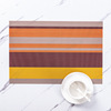 Square table mat for living room PVC, tableware, hotel decorations