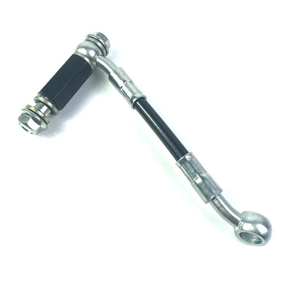 Joint Brake Oil Pipe Extension — Other brake systems - black-double-through-15cm-tubing-with-screws