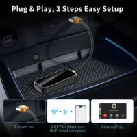 Подходит для автомобильного навигатора Apple Carplay Box, проводного к беспроводному адаптеру Carplay