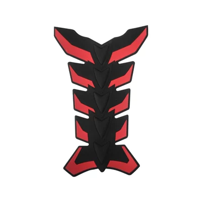 Motorcycle 3D Fuel Tank Cap Sticker Body sticker - red