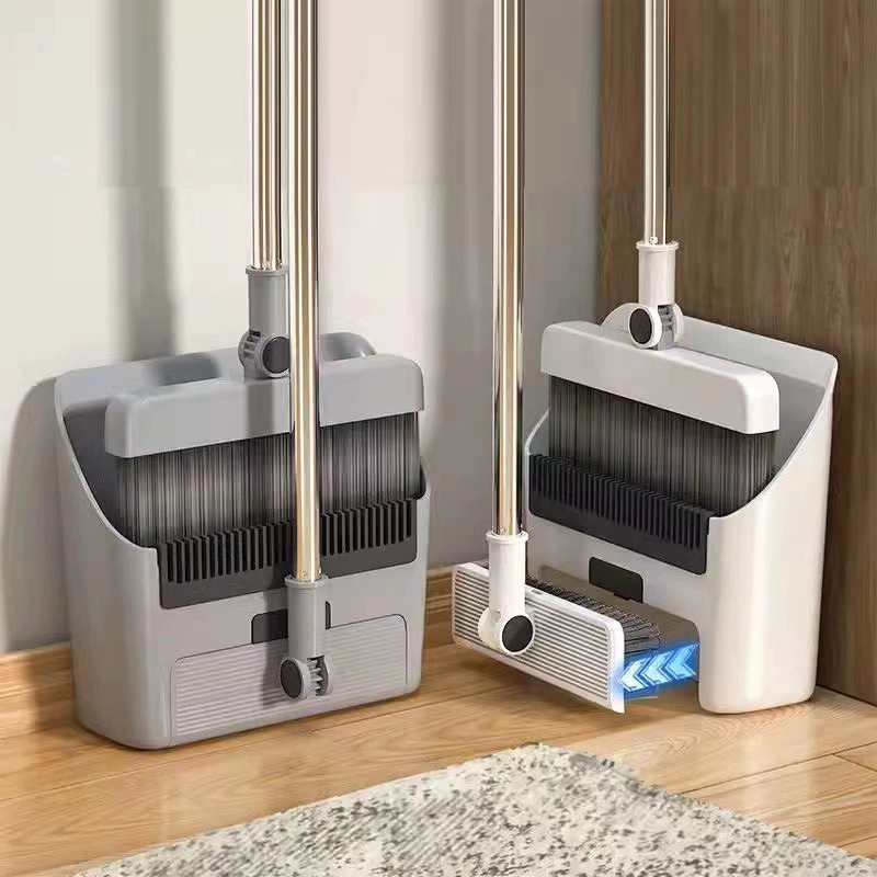 Broom, dustpan, soft set, garbage can for home use