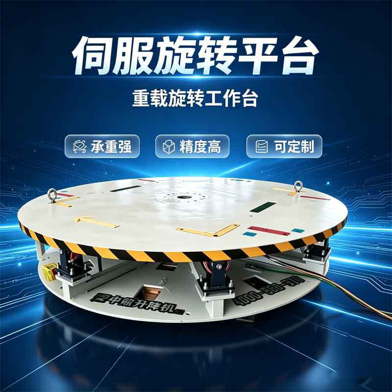 Heavy-duty rotating workbench for factories, electric circular rotating platform, vehicle turn-around rotating chassis