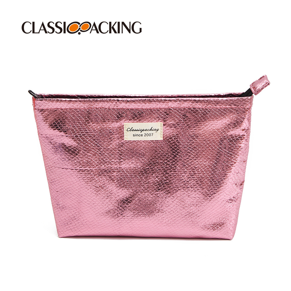 Europeo y americano popular embrague serpiente patrón PVC cosmético bolsa de gran capacidad moda lavado bolsa Portátil Bolsa de almacenamiento para salir