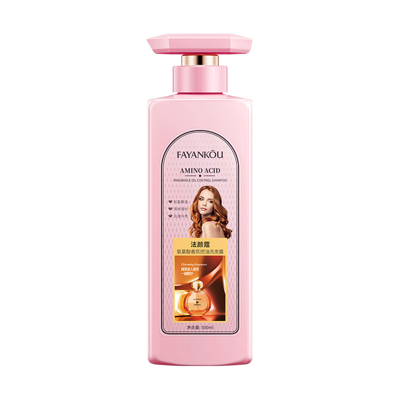 Shampoo de control de aceite de Farinco, limpieza profunda, cabello suave, champú natural y esponjoso
