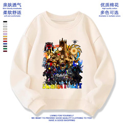 Titan Clock Monitor Hoodie Speaker TV Clothes Children's Top Round Neck New 160 Models