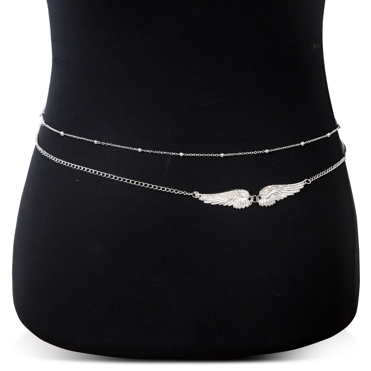 Alloy Material Elegant Glam Angel Wings Alloy Women's Chain Belts