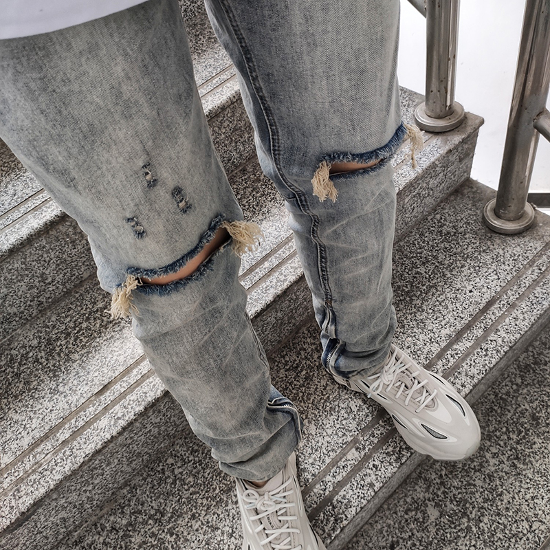 Zippered Jeans Image 2