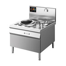 柜式商用电磁炉15000W大功率饭店工厂食堂12kw凹面大炒炉8000w