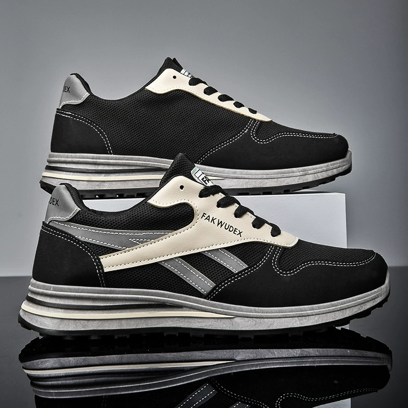 Обувь мужская 2025 весна новая пара арган дышащая обувь для бега женская корейская версия повседневной спортивной мужской обуви оптом