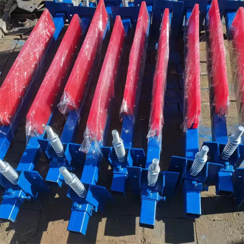 头道聚氨酯清扫器聚  P型皮带传输机刮刀输送带清扫器刮板