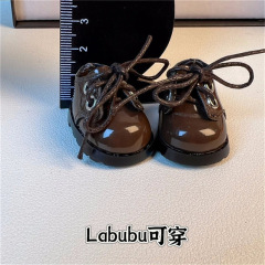Labubu可穿鞋子17厘米拉布布挂件可穿鞋子10cm棉花娃娃正常体鞋子