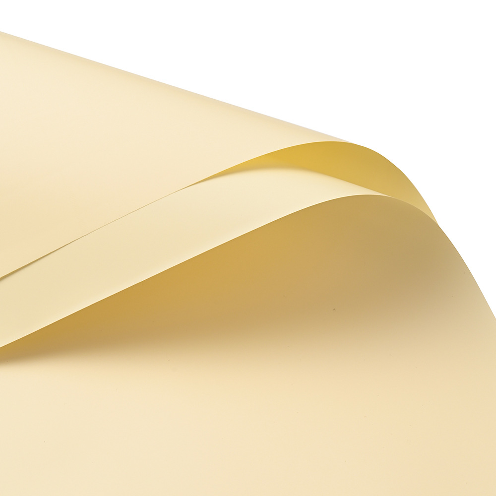 Jiemi materiales de flores florería floristería papel de embalaje de flores impermeable papel euroasiático de dos colores color sólido papel Ouya papel de embalaje de ramo