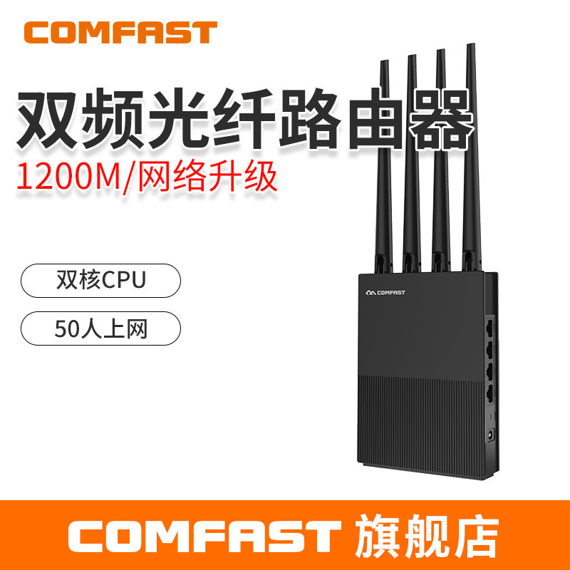 COMFAST  CF-WR617AC 1200M穿墙无线广告营销微信认证路由器