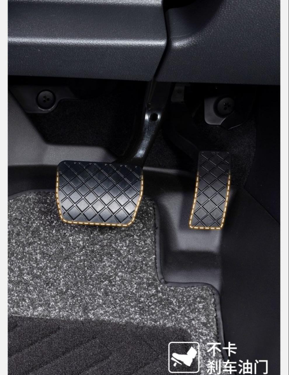 TPE car floor mat, full coverage for five-seater, single driver's seat, carpet-style, double-layer silk loop, upper layer for rear seats