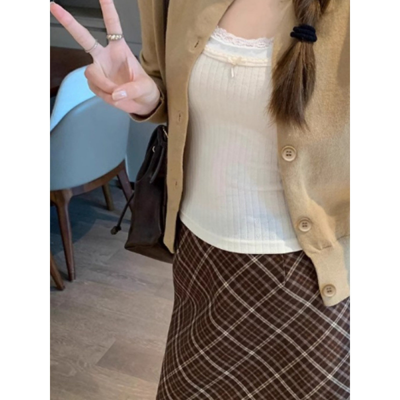 超好看独特漂亮开衫毛衣女2025新款秋冬穿搭蓝色针织外套春装上衣|undefined