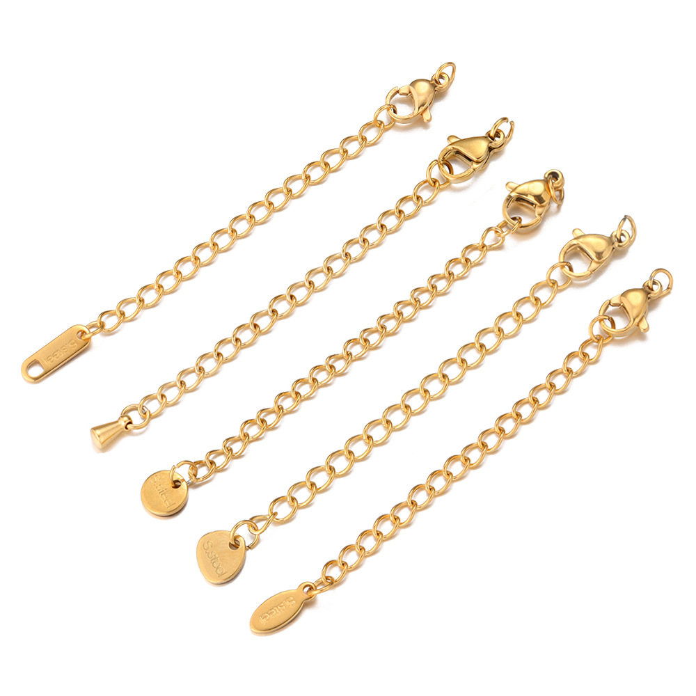 Long necklace stainless steel