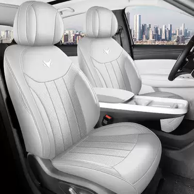 T1 seat covers, perforated leather car | Modelə uyğun (Original) oturacaq örtükləri - cloud-gray-standard-edition-note-the-model-year-front-row-fully-covered-rear-row-partially-covered