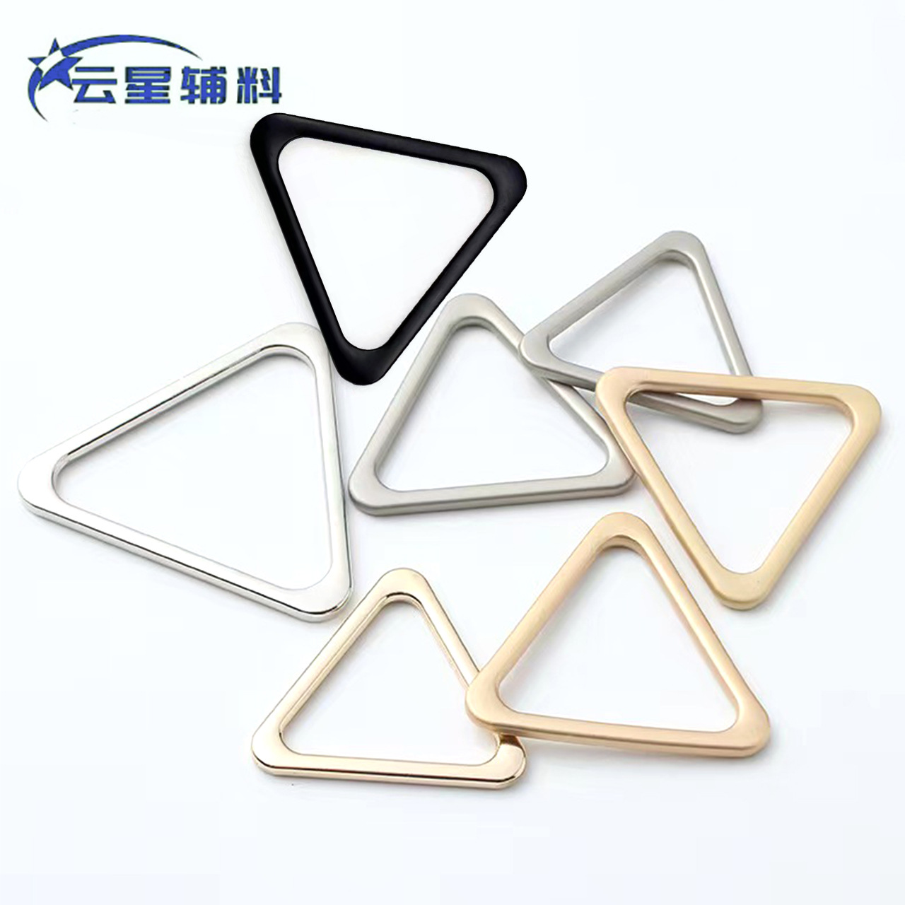 金属三角形环扣挎包连接扣箱包调节扣三角装饰扣服装五金配件