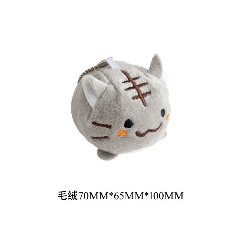 Cadena de dibujos animados broches de pelusa lindas muñecas pines creativos accesorios de pareja al por mayor joyas colgantes nicho