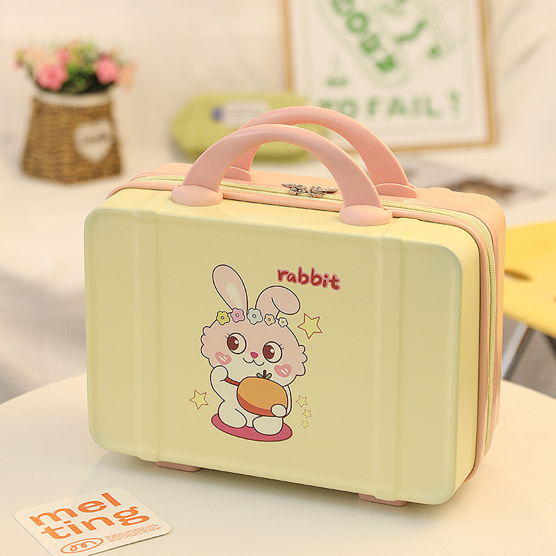 만화 여행 가방 고가 화장품 케이스 휴대용 소형 수하물 일본식 선물 포장 상자 여성 보관함