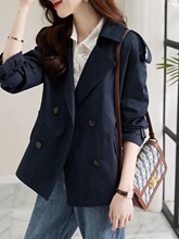 短款上衣风衣外套女西装宽松休闲气质2025感新款士百搭高级春秋季