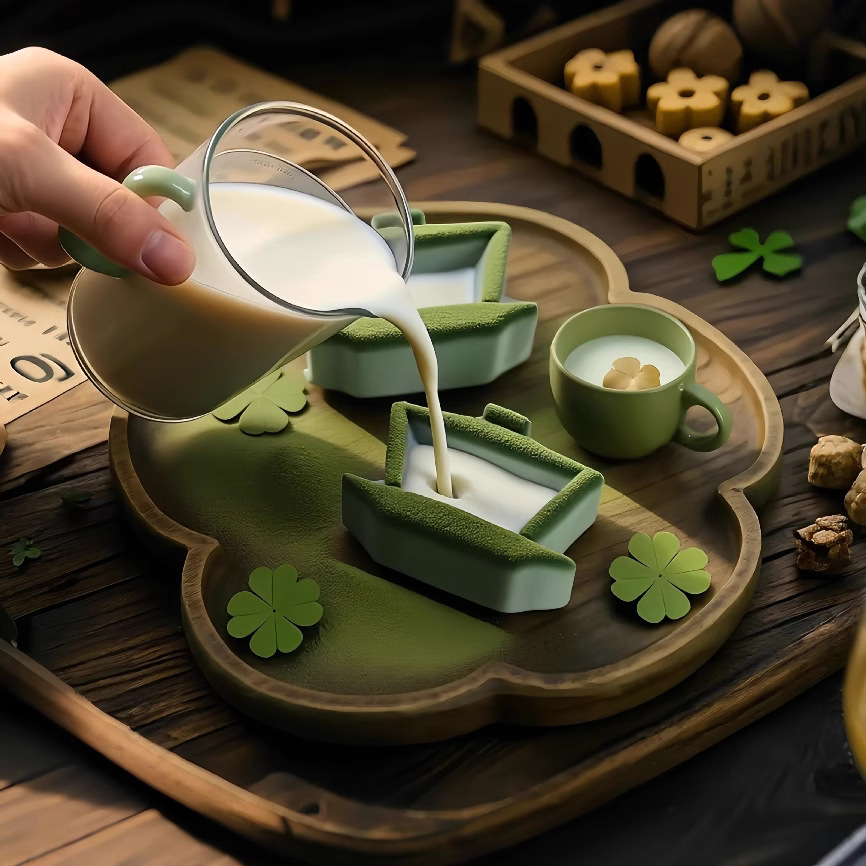 Molde Silicona Taza de Té — Mousse, Gelatina, Pudín sin Horno