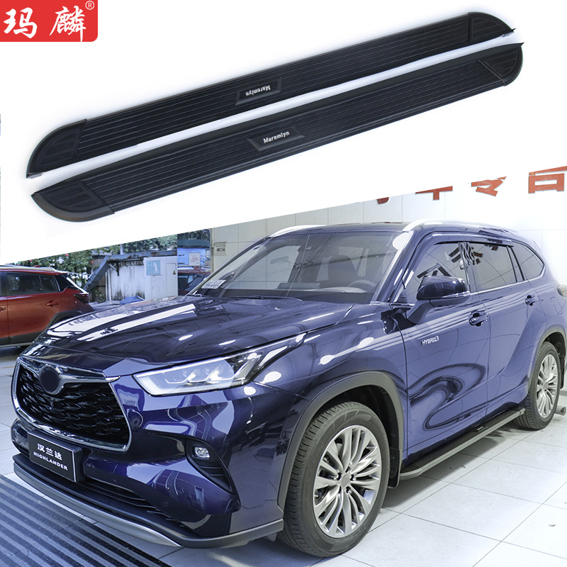 厂家直销适用于汉兰达改装侧踏板2022新款原厂陆放两侧上车脚踏板