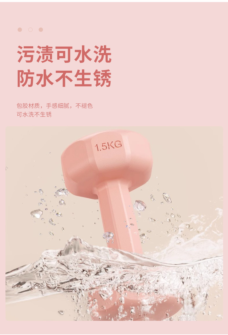 Cross-Border Hexagonal Women's Dumbbells Home Fitness Equipment Men's Rubber-Coated Set Combination Small Dumbbells Arm Muscle Training New Product