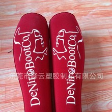 工厂专业生产充气靴撑 PVC鞋撑  充气枣红色植绒靴撑