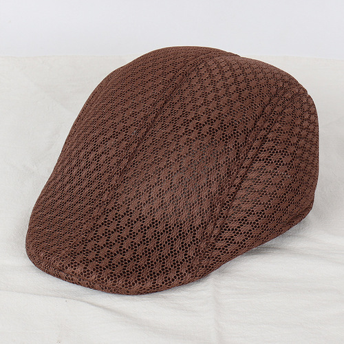 Supplying plum blossom mesh caps, summer outdoor sun hats, elderly men's mesh caps, mesh hats for middle-aged and elderly people, Zhongshan caps.