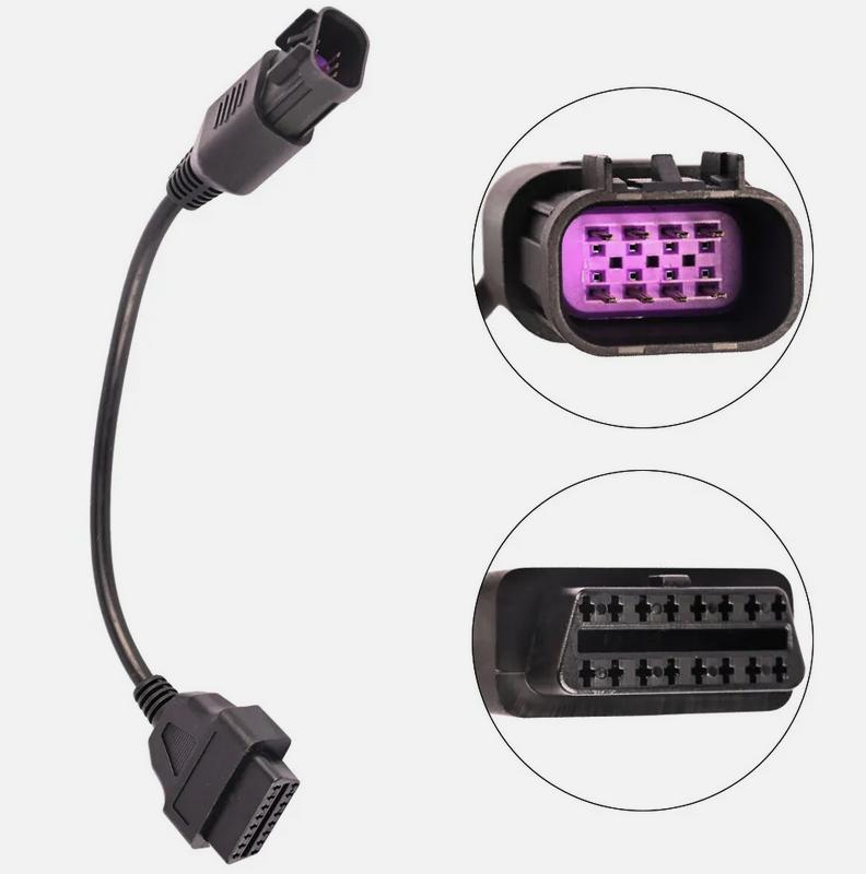 OBD2 8Pin to 16pin Cable for Polaris ATV all -terrain vehicle…