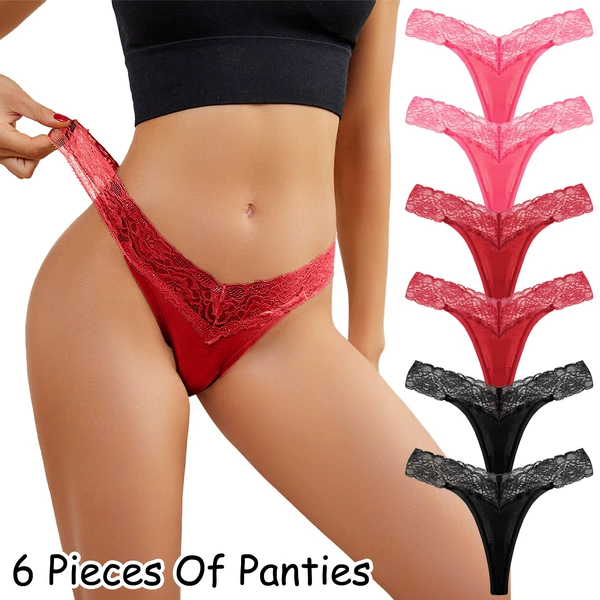 [6 pieces] 2 rose red+2 wine red+2 black