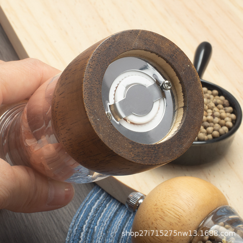 Camping al aire libre manual pimienta botella de molienda de pimienta restaurante occidental bistec botella de pimienta harina rápida de cocina molienda de pimienta