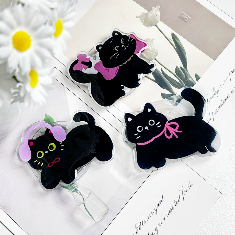 Подушка безопасности мобильного телефона кронштейн кошка серия мультфильм милый простой креативный девушка акриловый рабочий стол новый кронштейн универсальный