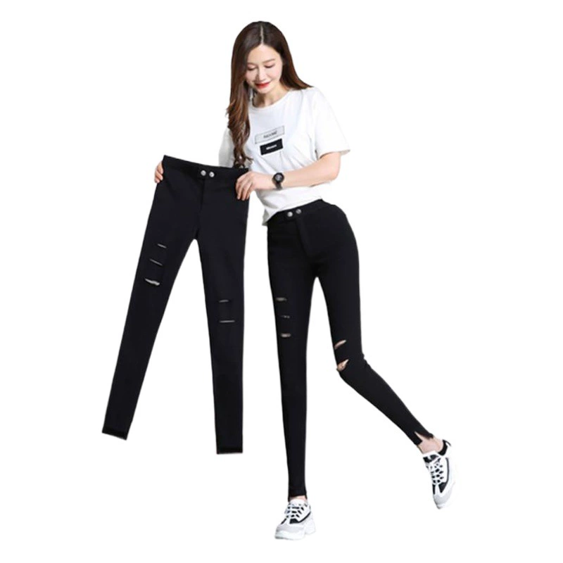 Осень эластичный верхняя одежда леггинсы жир сестра стройные ноги брюки 300 кг туго Магия брюки 8066