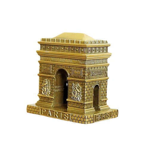 Paris Arc de Triomphe model, French tourist souvenirs, handicrafts, world-famous building models, ornaments and gifts