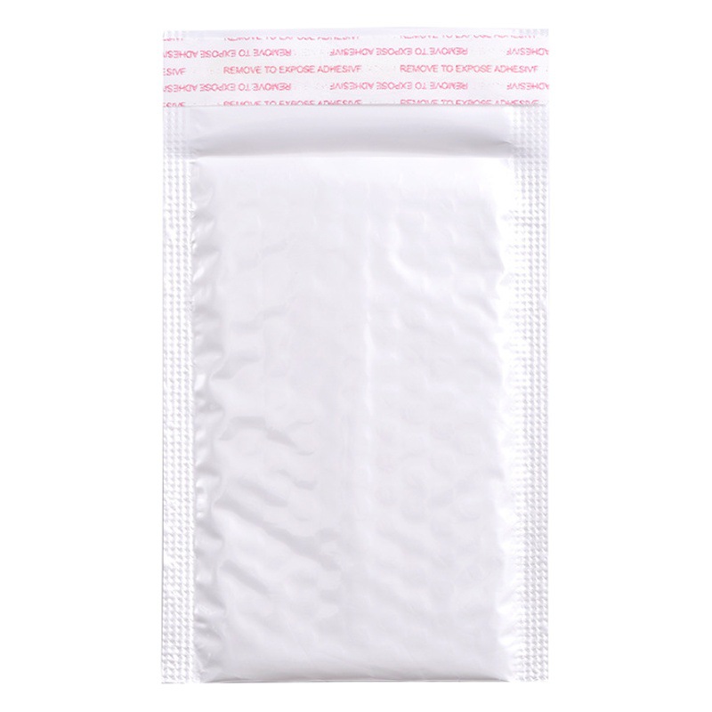 Bolsa de burbuja de película de perla blanca fábrica a prueba de golpes bolsa de sobre de burbuja expresa al por mayor bolsa de espuma de embalaje autoadhesiva engrosada