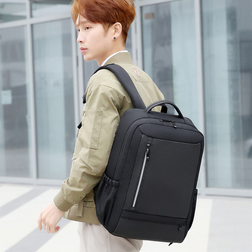 Double-shoulder bag, large capacity,  new fashion minimalist multi-functional laptop bag, trendy and versatile student backpack, wholesale