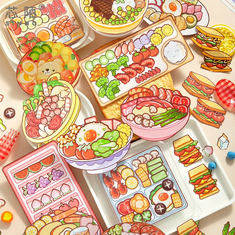 芯陌 Japan 粘贴， игрушка, наклейки, деликатесы, DIY