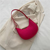 Polyurethane design underarm bag, fashionable one-shoulder bag, 2023 collection