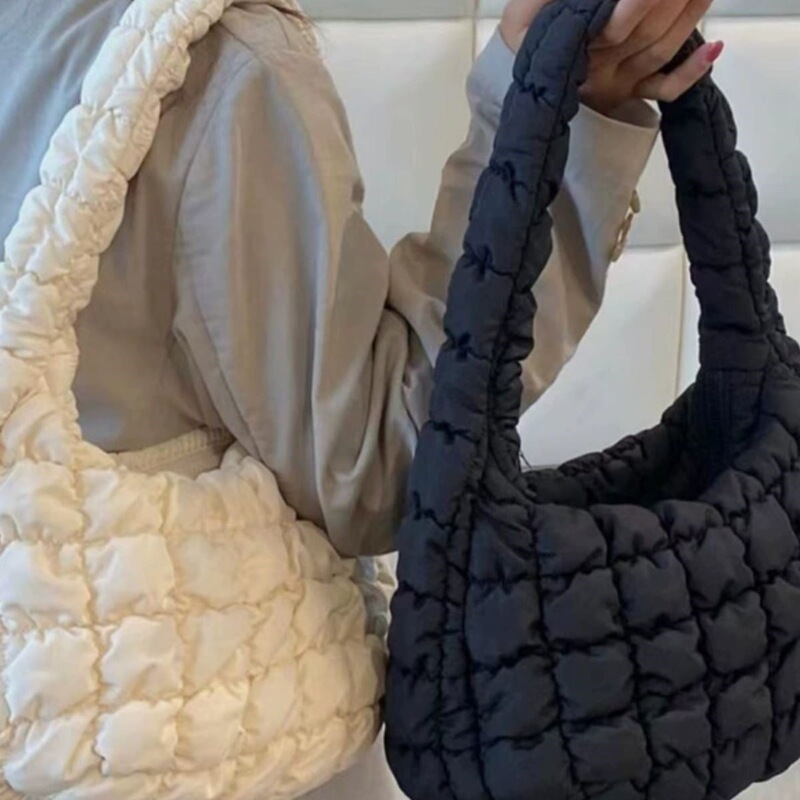 Korean Cloud Bag, Lazy Style Pleated Bag, Bubble down Bag, Trendy Crossbody Bag, Puff Bag, Niche Underarm Bag Korean Cloud Bag, Lazy Style Pleated Bag, Bubble down Bag, Trendy Crossbody Bag, Puff Bag, Niche Underarm Bag