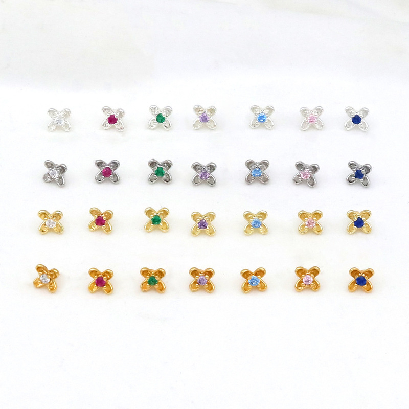 Color-Preserving 18K Real Gold Micro-Inlaid Zirconia Osmanthus Flower Bud Pendant DIY Handmade Jewelry Bracelet Necklace Beads D179 Color-Preserving 18K Real Gold Micro-Inlaid Zirconia Osmanthus Flower Bud Pendant DIY Handmade Jewelry Bracelet Necklace Beads D179