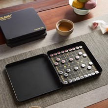中国象棋小学生儿童磁力像棋带棋盘磁吸便携式磁性橡棋子铁盒折叠