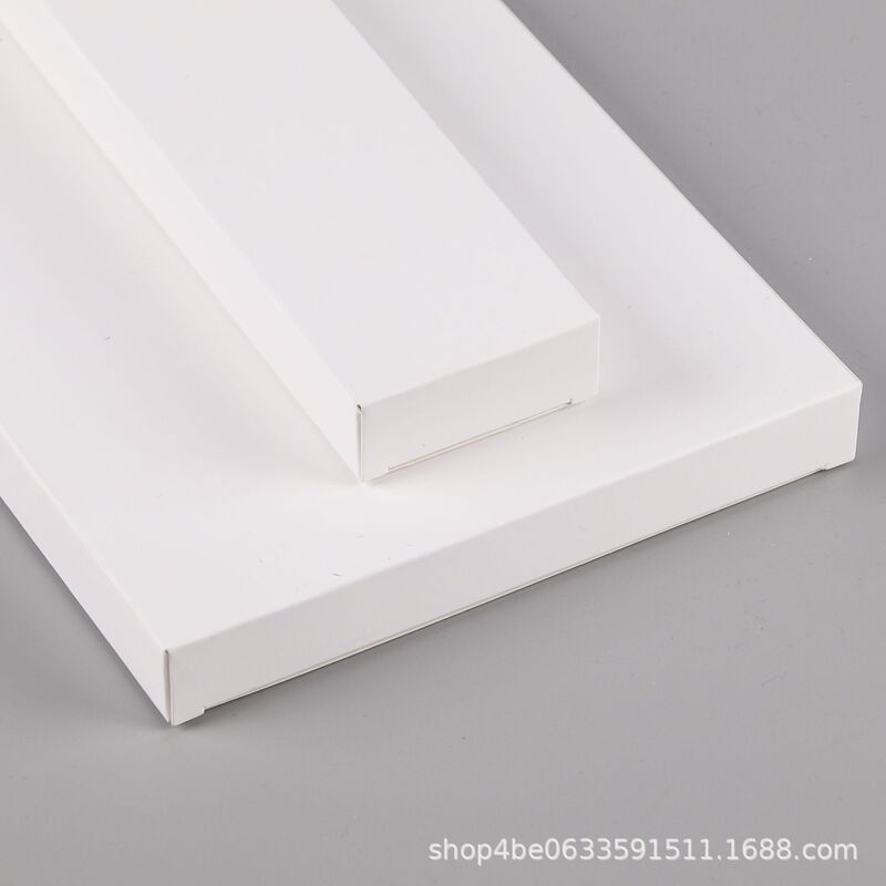 292-310mm and Above Packaging Boxes, Cosmetics Neutral White Cardboard Boxes, Solid Color Blank Small White Boxes in Stock