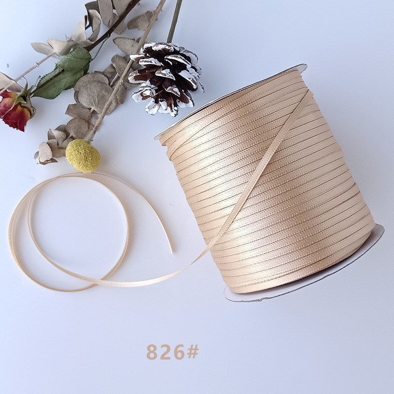 Cifrado 1 punto 0. 3cm3mm de doble cara correa de poliéster correa de color mini arco etiqueta cinta de embalaje al por mayor