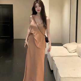 韩版慵懒风无袖吊带上衣休闲半身裙女2026夏季新款日常百搭两件套